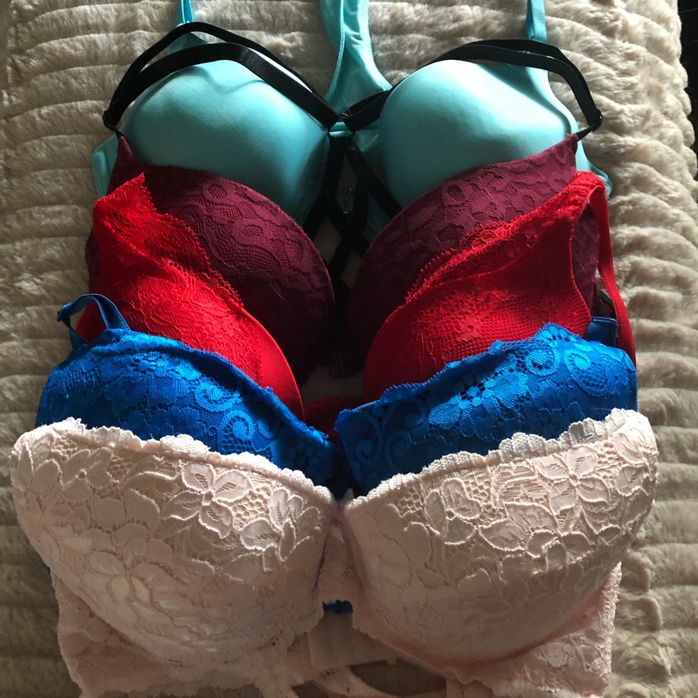 Bundle of five bras